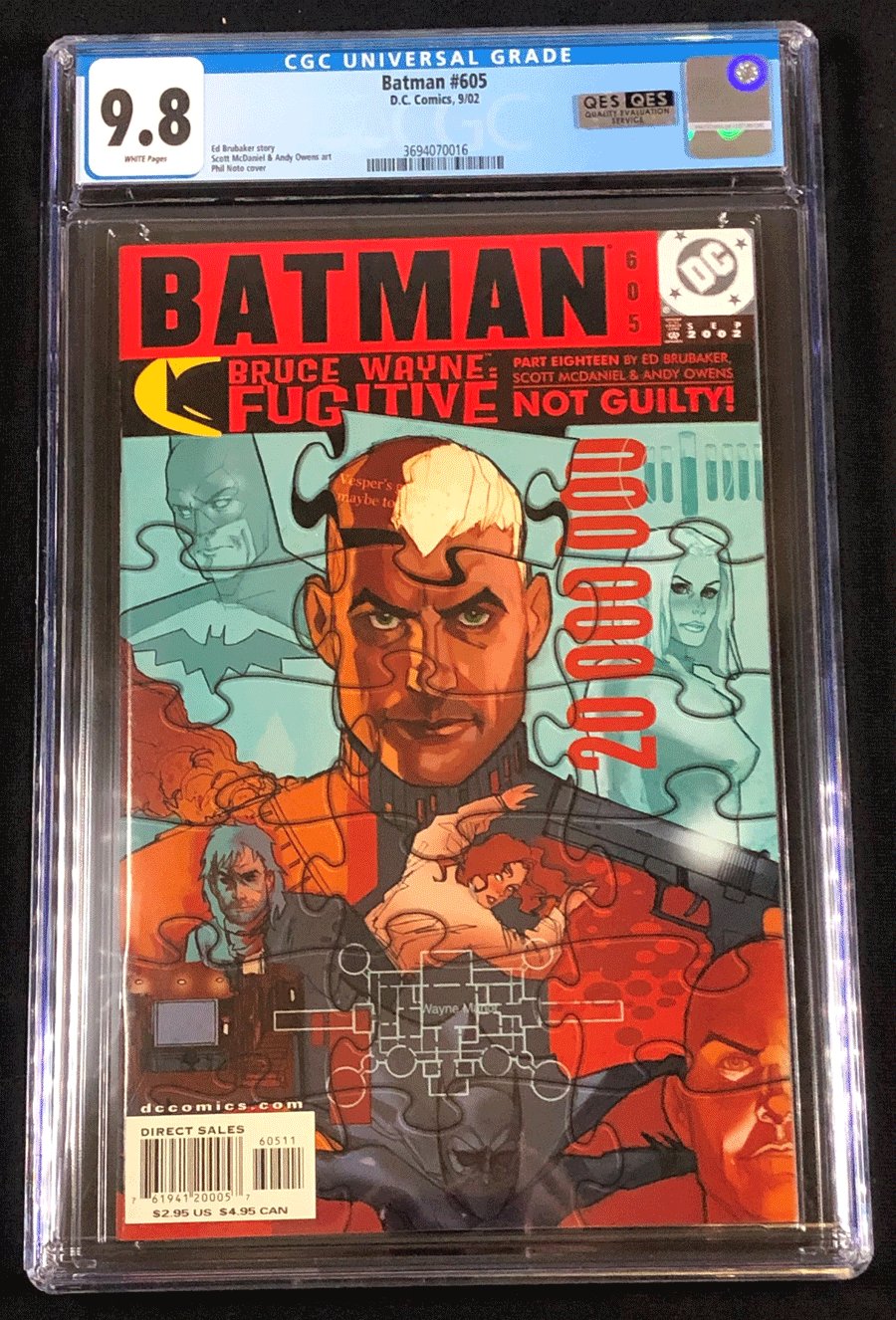 Metropolis Comics And Collectibles BATMAN 1940 2011 605 CGC NM M