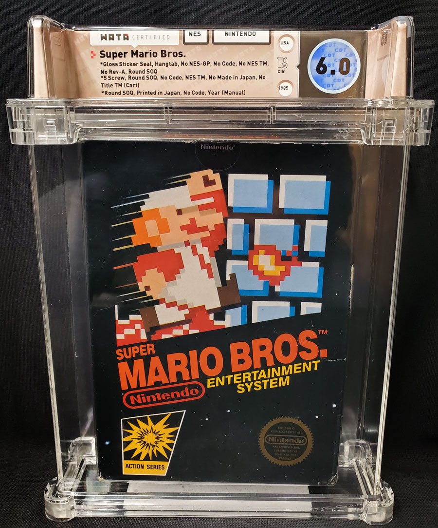 super mario bros sticker sealed