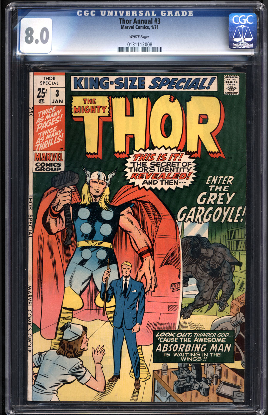 Metropolis Comics and Collectibles - THOR ANNUAL (1971-94) #3 - CGC VF: 8.0